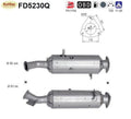 Ruß - Partikelfilter für Iveco Daily 6, Silizium, Euro 5 - KatDoc