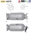 Katalysator für Audi A4/A5/A6/A7, 2.0, Hybrid, Euro 6 - KatDoc