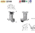 Katalysator Honda Jazz III, 1.2/1.3, 66/73kW, Euro 4 - KatDoc