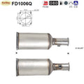 Ruß - Partikelfilter für Citroen C5, 2.2 HDi, 98kW, Silizium, Euro 4 - KatDoc