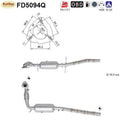 Ruß - Partikelfilter Ford Transit, 2.2 TDCi, 74/92/103kW, Silizium, Euro 5 - KatDoc