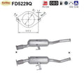 Ruß - Partikelfilter Nissan NV400,Opel Movano,Renault Master,RWD,Silizium,Euro 5 - KatDoc