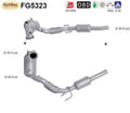 Ruß - Partikelfilter inkl. Katalysator für Audi,Seat,Skoda,VW, 1.0, 85kW, Euro 6 - KatDoc
