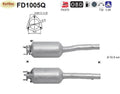 Ruß - Partikelfilter für Fiat Doblo, 1.3 JTD/D 16V Multijet,62kW,Silizium,Euro 4 - KatDoc