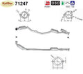 Katalysator für Mercedes C - Klasse/CLK, links, 2.6/3.2, 125/160kW, Euro 4 - KatDoc