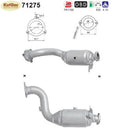 Katalysator Mercedes C - Klasse/E - Klasse/SLK, 1.8, CGI, 115/135/150kW, Euro 5 - KatDoc