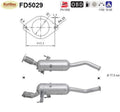 Ruß - Partikelfilter für Nissan NV400, Opel Movano, Renault Master, 2.3, Euro 5 - KatDoc