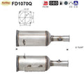Ruß - Partikelfilter für Citroen C4,Peugeot 308 CC,2.0 HDi,103kW,Silizium,Euro 5 - KatDoc