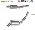 Ruß - Partikelfilter für Mercedes Marco Polo/V - Klasse/Vito, 2.1, Euro 6 - KatDoc