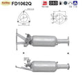 Ruß - Partikelfilter für Volvo XC70 Cross Country/XC90,D3/D5 AWD,Silizium,Euro 4 - KatDoc