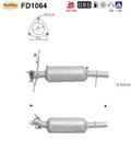 Ruß - Partikelfilter für Land Rover Freelander 2, 2.2, 110/112/118/140kW, Euro 5 - KatDoc