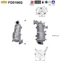 Ruß - Partikelfilter für Toyota Auris/Avensis/Verso, 2.0 D - 4D, Silizium, Euro 5 - KatDoc
