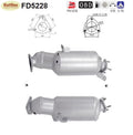 Ruß - Partikelfilter für Audi A6, 2.0 TDI, 100/120/125kW, Euro 5 - KatDoc