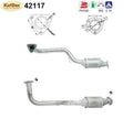 Katalysator für Audi 100 C4, 2.6/2.8, 110/128kW, rechts, Euro 1&2 - KatDoc