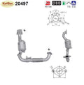 Katalysator für Ford Focus 3, 1.0 EcoBoost, 92kW, Euro 6 - KatDoc