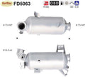 Ruß - Partikelfilter VW T5/T6, 2.0 TDI, 84/100/103/132kW, Euro 5 - KatDoc