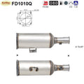 Ruß - Partikelfilter für Citroen,Fiat,Lancia,Peugeot,2.0/2.2HDi,Silizium, Euro 4 - KatDoc