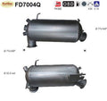 Ruß - Partikelfilter für VW T5, 2.5 TDI, 4motion, 96/128kW, Silizium, Euro 4 - KatDoc