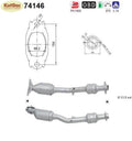 Katalysator für Nissan Micra/Note/Tiida, 1.6, 81kW, Euro 4 - KatDoc