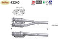 Katalysator Audi A3 S3/TT, quattro, 1.8 T, 154/165/180kW , Euro 3 - KatDoc