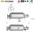 Ruß - Partikelfilter Land Rover Discovery 4/RangeRover Sport,3.0,Silizium,Euro 5 - KatDoc