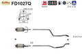 Ruß - Partikelfilter für Opel Meriva A, 1.3 CDTI, 55kW, Silizium, Euro 4 - KatDoc