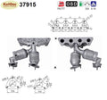 Katalysator für Audi, Seat, Skoda und VW, 2.0 FSI 110kW, Euro 4 - KatDoc