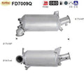 Ruß - Partikelfilter für VW T5/Multivan 1.9 TDI, 62/75kW, Silizium, Euro 4 - KatDoc