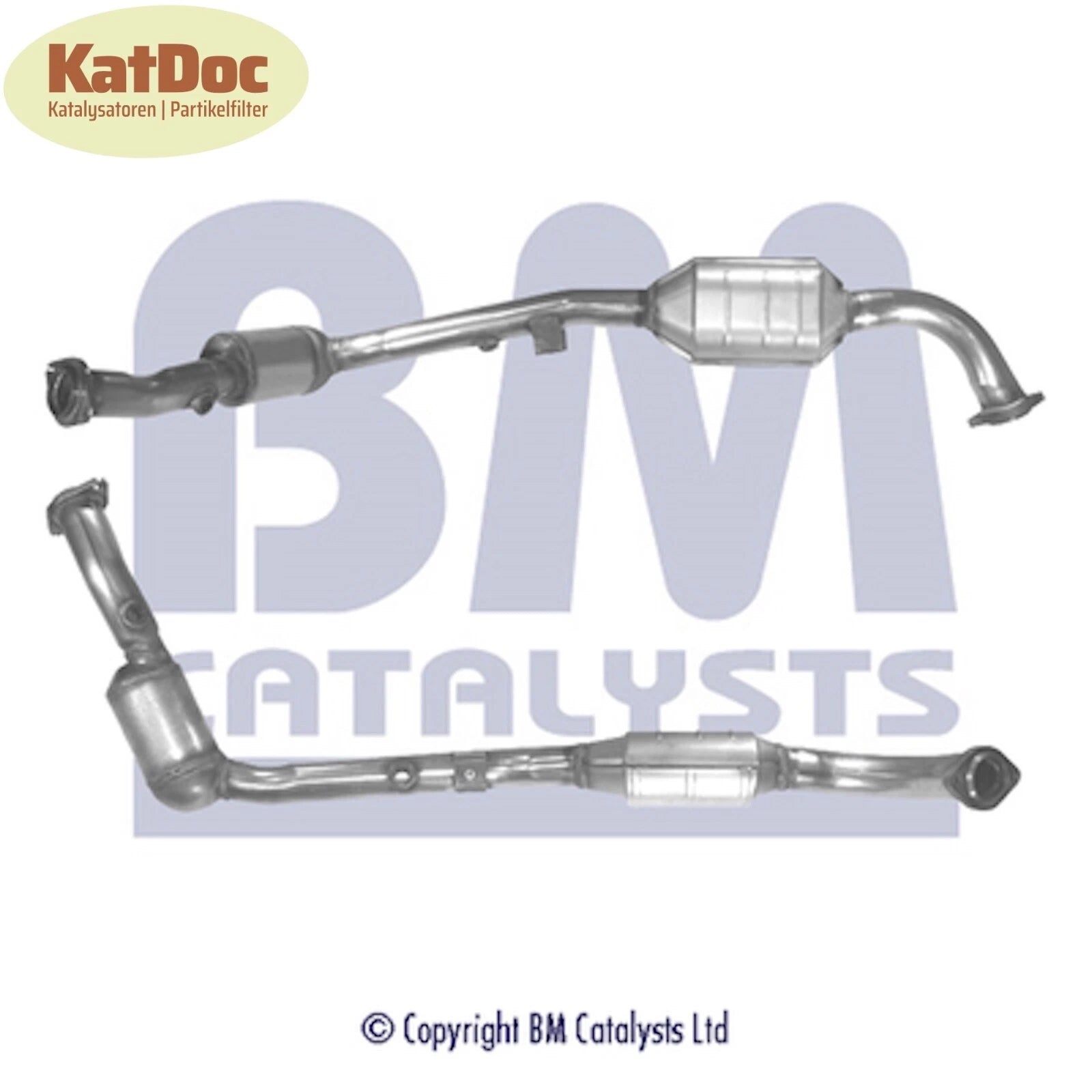 Katalysator für Opel Omega B, 2.6/3.2, V6, 132/160kW, rechts, Euro 3 - KatDoc