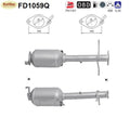 Ruß - Partikelfilter für Ford Tourneo/Transit, 1.8 TDCi, Silizium, Euro 5 - KatDoc