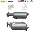 Ruß - Partikelfilter für Audi A4/A6, 1.9/2.0 TDI, 85/100/103kW, Euro 4 - KatDoc
