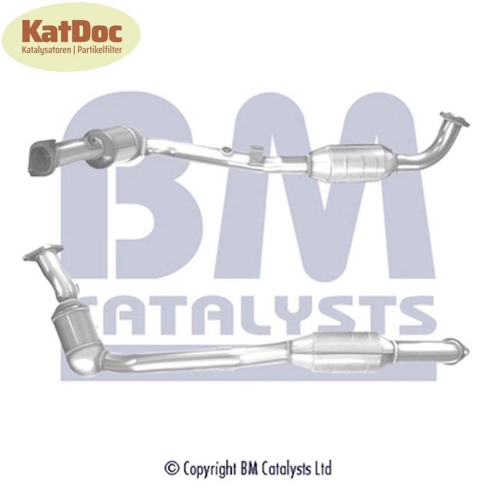 Katalysator für Opel Omega B, 2.6/3.2, V6, 132/160kW, links, Euro 3 - KatDoc