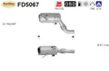 Ruß - Partikelfilter für BMW X5/X6, 3.0d, 173kW, Euro 4 - KatDoc