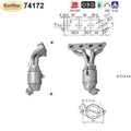 Katalysator für Nissan Qashqai, Euro 5 - KatDoc