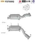 Ruß - Partikelfilter für VW Touareg 2.5 R5 TDI, 120/128kW, Silizium, Euro 4 - KatDoc