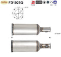 Ruß - Partikelfilter für Citroen C6, Peugeot 407, 2.7 HDi, Silizium, Euro 4 - KatDoc