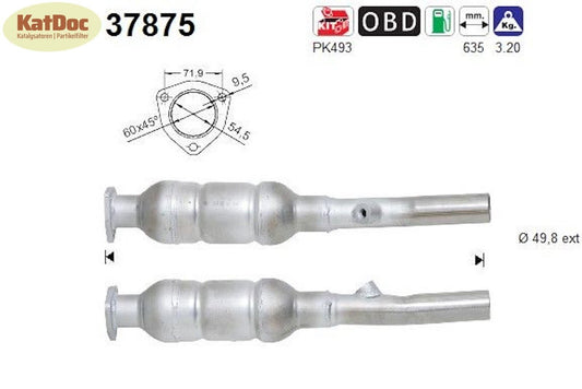 Katalysator Seat Leon/Toledo, Skoda Octavia, VW Golf 4/Bora, 1.4/1.6, Euro 4 - KatDoc