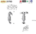 Katalysator Opel Agila B, Suzuki Alto/Splash, 1.0, 48/50kW, LPG, Euro 4 - KatDoc