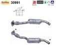 Katalysator Renault Twingo I, 1.2 16V, 55kW, Euro 3 - KatDoc
