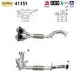 Katalysator Alfa Romeo 147/156, 1.6, 16V, LPG, T.Spark, 88kW, Euro 3 - KatDoc