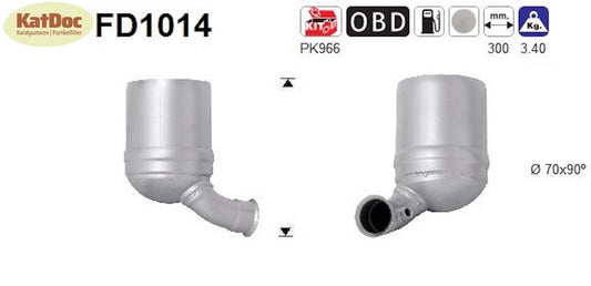 Ruß - Partikelfilter für Citroen, MINI, Peugeot, Euro 4 - KatDoc