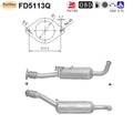 Ruß - Partikelfilter Nissan Primastar,Opel Vivaro,Renault Trafic,Silizium,Euro 5 - KatDoc