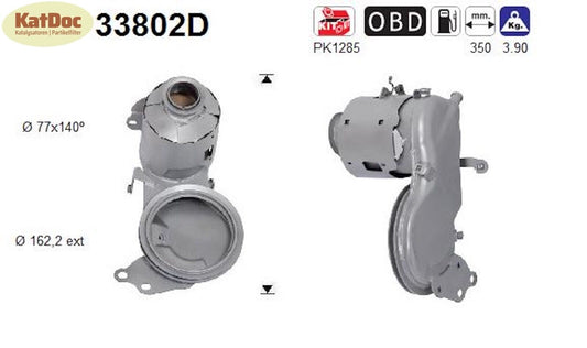 Katalysator für Audi, Seat, Skoda und VW, Euro 5 - KatDoc