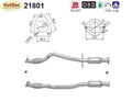 Katalysator für Opel Insignia A, 1.4, 103kW, Euro 5&6 - KatDoc
