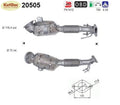 Katalysator für Ford C - Max/Grand C - Max, 1.0 EcoBoost, 74/92kW, Euro 6 - KatDoc