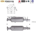 Ruß - Partikelfilter für Ford Transit, 2.4/3.2 TDCi, Silizium, Euro 5 - KatDoc