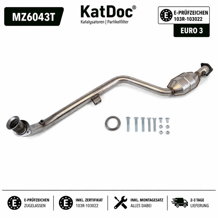 Katalysator Mercedes E-Klasse W210 S210 E200 Kompressor Euro 3 - KatDoc