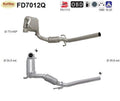 Ruß - Partikelfilter für Seat Cordoba/Ibiza, Skoda Fabia, VW Polo,Silizium,Euro 4 - KatDoc