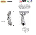 Katalysator Nissan Primera 3/ X - Trail, 2.0/2.5, Euro 3 - KatDoc