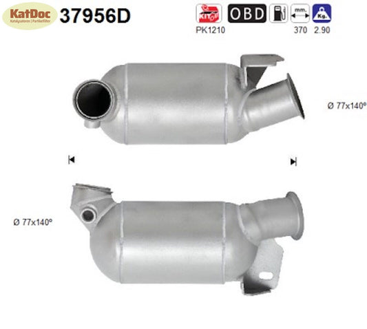 Katalysator für VW T5 2.0 TDI/BiTDI, 4motion, 100/103/132kW, Euro 5 - KatDoc